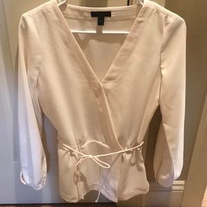 J. Crew Faux Wrap Shirt